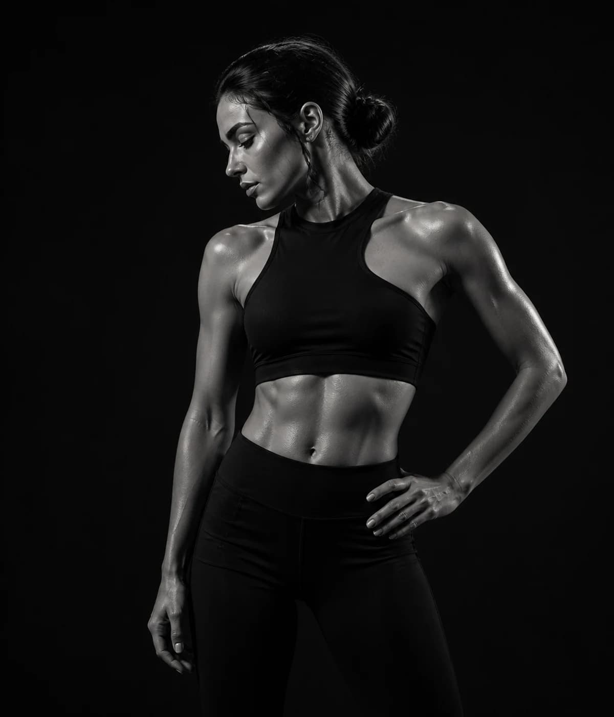 Тренер D&K Fit в спортивной одежде